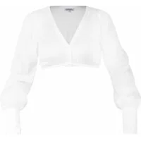 MarJo Dirndlbluse Dirndlbluse Jetzendorf Langarm ecru