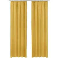OTTO home Vorhang SOLA (1 St), Kräuselband, verdunkelnd, Polyester, Breite:130 cm, 1 Schal, einfarbig, Verdunkelung