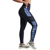 Yvette Leggings Printed Damen Sporthose mit Tache Blickdicht high waist 314C06