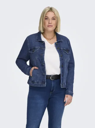 ONLY CARMAKOMA - CARWESPA DENIM JACKET MBD DNM NOOS Medium Blue Denim - Gr. - 48