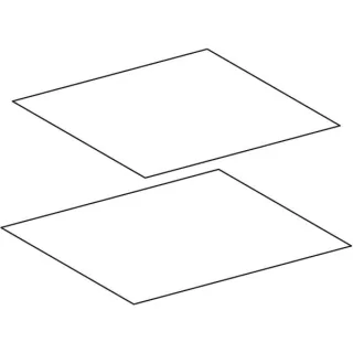 Geberit Antirutschmatte (2 Stück), zu Schrank 807045, 595460000 595460000