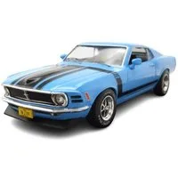 ixo Models Modellauto Ford Mustang Boss 302 1970 blau, Maßstab 1:43