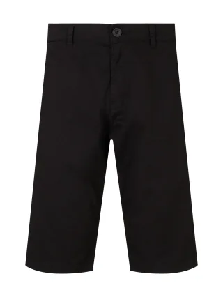 Tom Tailor - TTJOSH Regular Slim Chino Bermuda Shorts black - Gr. - 40