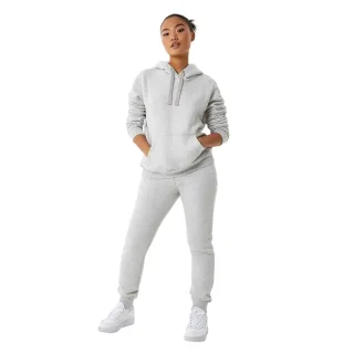 Jack Wills - "Astbury" Kapuzenpullover für Damen, Logo, leger (Grau meliert)
