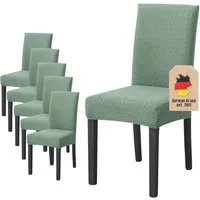 Intirilife Stuhlhusse, Stuhlbezug GEMUSTERT - 38 - 45 cm Sitzfläche und 45 - 65 cm Lehnenhöhe