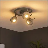 GLOBO LIGHTING LED Deckenleuchte, Leuchtmittel inklusive, Warmweiß, Deckenlampe Spotlampe Deckenstrahler beweglich LED Wohnzimmerlampe