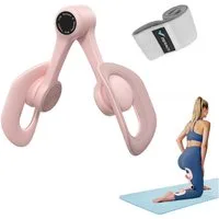 MERACH Beckenbodentrainer zur Stärkung der Tiefenmuskulatur, Multifunktionales Beintrainer Set mit Widerstandsband, 1-tlg., Gezieltes Training bei Blasenschwäche & für den Beckenboden, Für mehr Muskelkraft im Alltag durch einfaches Heimtraining