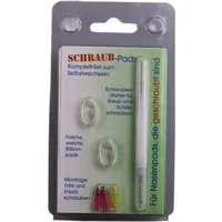 optiker-dietrich.de Brillengestell Nasenpads zum Selbstwechsel (geschraubt) inkl. Werkzeug, Set zum Selbstwechsel der Pads