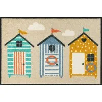 wash+dry by Kleen-Tex Fußmatte Beachhut, rechteckig