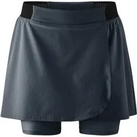 Gonso Radhose Adventure Skirt W Damen Radrock mit Sitzpolster enganliegender Fahrradrock mit Innenhose