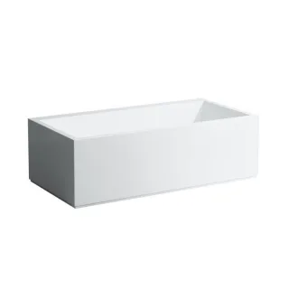 LAUFEN Kartell Freistehbadewanne H2233320006161 170 x 86 cm, mit LED-Beleuchtung, weiß