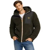 Geographical Norway Fleecejacke Herren Übergangs Jacke Herren Teddyfleece Outdoor funktional, weich