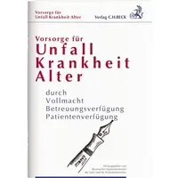 RNK Verlag Formularblock Ratgeber -Vorsorge für Unfall - Krankheit - Alter- Broschüre 48 Seiten