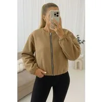 Worldclassca Bomberjacke Worldclassca Bomberjacke mit Zip Trench Jacke Übergangsjacke Blouson