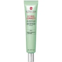 Erborian Gesichtspflege CC Red Correct mit Centella Asiatica gegen Rötungen und Unregelmäßigkeiten im Teint, Farbkorrektur & Teint-Perfektionierer, LSF 30