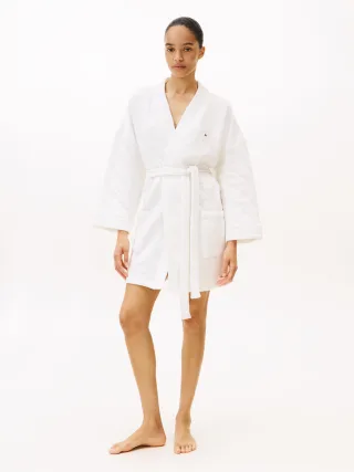 GIFT QUILTED ROBE ivory - Gr. - M