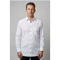 OLYMP Langarmhemd Luxor modern fit, New-Kentkragen, Businesshemd, verlängerter Arm