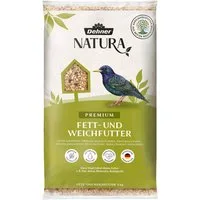 Dehner Natura Premium Wildvogel Fett- und Weichfutter, Hauptfutter für: Gartenvögel, Wildvogel, Energie-Boost für Amsel, Blaumeise, Buntspecht