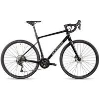 Axess Gravelbike CREED SPORT, 20 Gang Shimano GRX RD-RX400 10-sp. Shadow Plus Schaltwerk, Kettenschaltung, hydraulische Scheibenbremse schwarz/grau