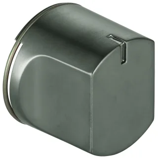 Grohe Umstellknopf 48447 rund für EHM-FMS 3-Wege Umst. hard graphite gebürstet, 48447AL0 48447AL0