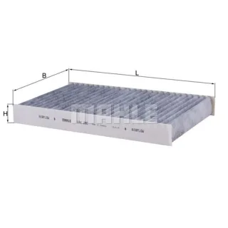 Mahle Aktivkohle-Innenraumfilter Land Rover Discovery Range Rover LAK280