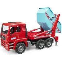 Bruder® Spielzeug-Auto Spielfahrzeug Nutzfahrzeug Baustelle MAN TGA Absetzcontainer 02741