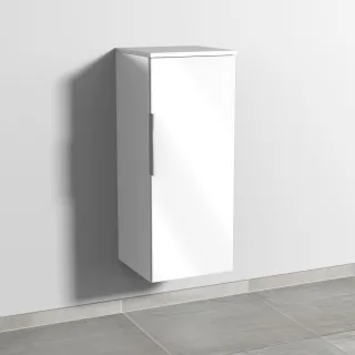 Sanipa 3way Mittelschrank mit 1 Tür, Weiß-Glanz, UF12178 UF12178