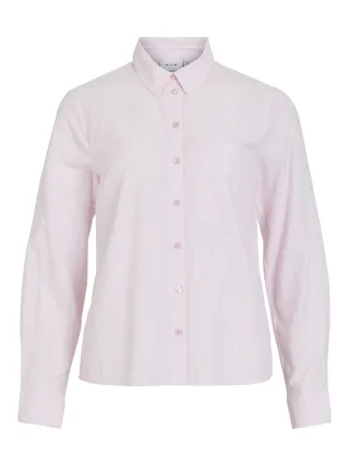 VILA - VIDARMA L/S REGULAR SHIRT - NOOS Cherry Blossom - Gr. - 42