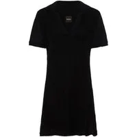 BOSS ORANGE Polokleid Eloa Premium Damenmode Häkelkleid in kniefreier Länge