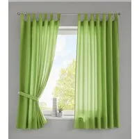 Gardinenbox Vorhang (2 St), Schlaufe, blickdicht, Microfaser, Schal Microsatin »Berlin« Blickdicht Kräuselband Raffhalter 20400N2