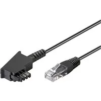 Goobay Goobay DSL Anschlusskabel [1x RJ45-Stecker - 1x TAE-F-Stecker] 3.00 m Telefonkabel, (300.00 cm)