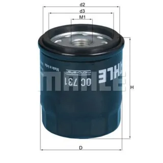 Mahle ?lfilter Peugeot VESPA