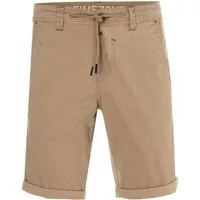 TIMEZONE Chinoshorts mit Kordelzug LucaTZ für Herren Baumwolle Slim fit gemustert elastisch Reißverschluss