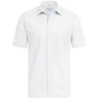 GREIFF Kurzarmhemd Greiff Corporate Hemd BASIC Herren Regular Fit OEKO TEX® Weiß