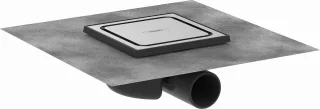 Hansgrohe RainDrain Spot Punktablauf 150 x 150 mm Rost BST, 56055800 56055800
