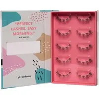 GirlGotLashes Bandwimpern GirlGotLashes DIY Wimpernverlängerung für Zuhause 5 Wimpernpaare, 5-7 Tage Haltbarkeit, besonders vielfältige Looks