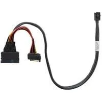 mSAS Adapterkabel SFF8643 > U.2 SFF-8639 NVMe schwarz, 1 Meter