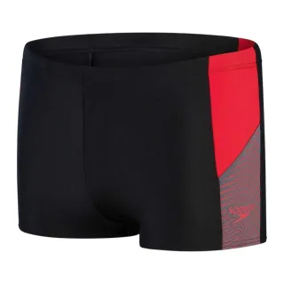 Speedo - "Dive Split" Badehose für Herren (Schwarz/Rot)
