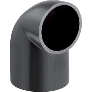 Geberit PE Bogen 90Gr reduziert mit langem 363062161
