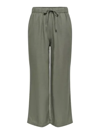 ONLY - ONLGOA MW LIN BL PULL-UP CULOTTE CC PNT Smokey Olive - Gr. - XL