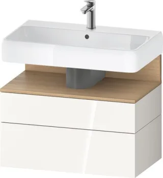 Duravit Qatego Waschtischunterbau wandhängend Weiß Hochglanz 790x470x590 mm - QA4394030220000 QA4394030220000