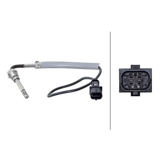 Hella Sensor f?r Abgastemperatur Fiat 500 500l Panda Lancia Ypsilon 1,3