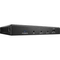 2 Port HDMI Splitter 18G schwarz, HDR HDCP 2.2