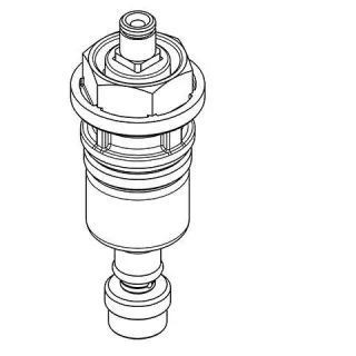 KWC Aquarotter Funktionsteil, AQUALINE, für WC-Spüler DN20, 2000104374, 2000104374 2000104374
