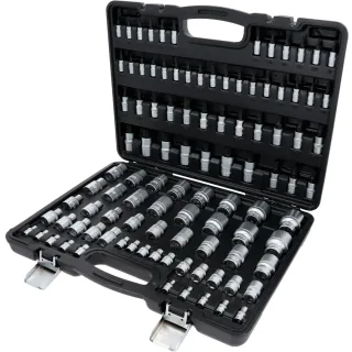 KS TOOLS 1/4"+3/8"+1/2" Torx-Steckschlüssel-Satz, 101-tlg - 911.7101