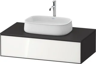 Duravit Zencha Konsolenwaschtischunterbau wandhängend Weiß & Graphit n/a & Supermatt 1000x550x281 mm ZE4811064800000