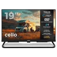 Cello CTrav-19TZ LED-Fernseher (48,26 cm/19 Zoll, HD, WLAN, Smart-TV, Smart Tizen OS powered by Samsung, Pitch Perfect Sound™, Triple Tuner)