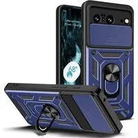betterfon Handyhülle Panzerhülle für Google Pixel 8 mit Kameraschutz & Ringhalter, Outdoorhülle mit Smartstand und Silikonkern