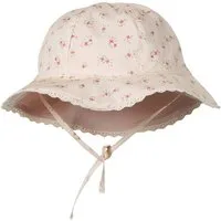vertbaudet Beanie Mädchen Baby Sonnenhut mit kleinen Blumen