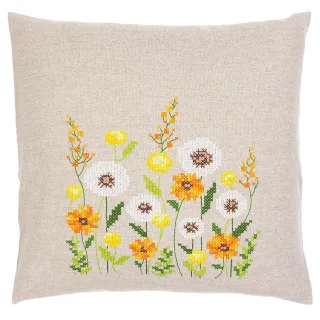 Stickkissen "Pusteblumen"